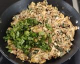 A picture of step 5 of Egg with brahmi leaves subji.