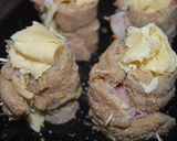 Foto del paso 3 de la receta: Volcán  de pescado, con panceta y queso