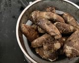 A picture of step 2 of Fry Masala Arbi.