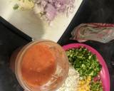 Cheesy baked veg rice recipe step 1 photo