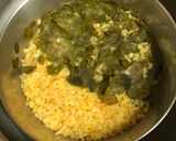 A picture of step 1 of Sojne Pata diye Bhaja Muger Dal (Drumstick Dal - Bengali Style).