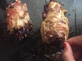 Stuffed Chicken thighs-with red cabbage