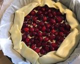 Une image de l'étape 5 de Tarte cranberries citron et amandes.