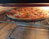 A picture of step 4 of Chicken Tikka Pizza 🍕🍕.