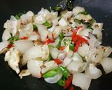 Foto langkah ke 3 dari resep Tumis Cecek & Tempe.