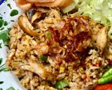 Foto langkah ke 3 dari resep Nasi Goreng Ikan Tongkol Suwir.