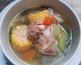 Foto langkah ke 5 dari resep Sayur Asem Tulang Sapi Bumbu Iris.