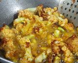 A picture of step 2 of Gobhi Manchurian.
