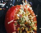 A picture of step 7 of Stuffed Baked Tomatoes.