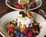 A picture of step 3 of Smoothie Pancakes.