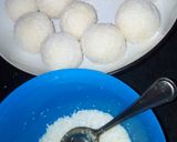 A picture of step 6 of Coconut Ladoos / Balls.