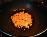 A picture of step 3 of Mushroom Biryani.