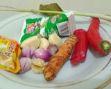 Foto langkah ke 1 dari resep Tahu telur kuah santan kuning.