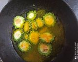 A picture of step 1 of Karela fry.
