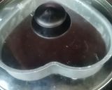 A picture of step 5 of Oreo biscuit cake.