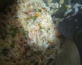 A picture of step 3 of Veg Pulao.