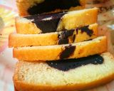 A picture of step 14 of Ombre cake(without oven).