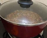 A picture of step 8 of Bhindi curry/ladies finger curry.
