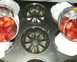 Une image de l'étape 2 de La créme au chocolat à la fraise.