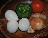 عکس مرحله 1 از دستور کاری تخم مرغ هندی