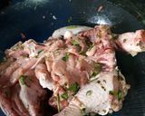 Foto del paso 1 de la receta: Pollo a la cacerola con salsa de Ajo y verduras grilladas