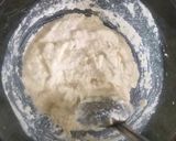 A picture of step 1 of Veg Olive Semolina Savoury Cake.
