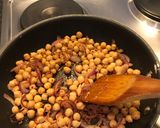 A picture of step 5 of Warm Chickpea salad.