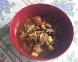 Foto langkah ke 4 dari resep Asem2 tetelan sapi dengan sayur Wortel, buncis, jagung muda (tidak pake minyak).