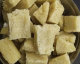 A picture of step 6 of Kaju katli.