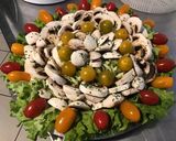Une image de l'étape 8 de Salade de champignons et courgettes aux tomates cerises tricolores.