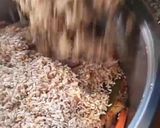 A picture of step 7 of Maqluba (the upside- down pot).