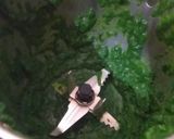 A picture of step 1 of Spinach sandwich.