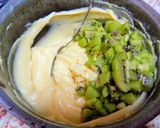 Pas rețetă Tort cu crema de vanilie și kiwi 1 fotografie