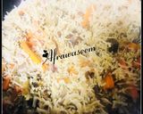 A picture of step 2 of Afghani mutton pulao.