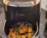A picture of step 5 of Paneer tikka in Air fryer.