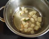 A picture of step 1 of Potato Mushroom Curry.