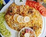 A picture of step 8 of Red Chilli Chicken Biryani 😋😋.