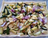 A picture of step 2 of Mixed veg and Parmesan pie.