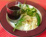 A picture of step 1 of Beet root Rasam.