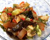 Foto langkah ke 5 dari resep Kikil Cabai Hijau.