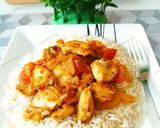 Lecsós, mustáros, fokhagymás csirkemell gluténmentesen recept fázis 5 fotója