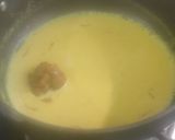 A picture of step 7 of Besan Sheera.