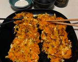 Foto del passaggio 3 della ricetta Pajeon (Pancake coreani salati con carote e cavolo)🥕🥞🇰🇷
