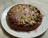 A picture of step 1 of Veg pizza.