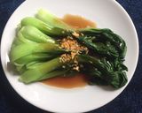 Hình bước làm 5 của món Cải thìa sốt dầu hào