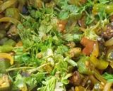 A picture of step 3 of Bhindi do pyaza.