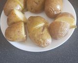 A picture of step 1 of Potato skins with a twist.....