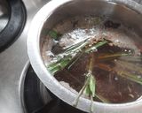 A picture of step 3 of Brown sugar lemon grass ginger masala chai(Tea).