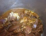 A picture of step 2 of Kerala style mutton curry.