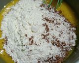 Foto langkah ke 5 dari resep Brownies red velvet.
